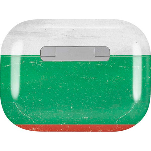 Bulgarian Flag Distressed Apple AirPods Pro Skin